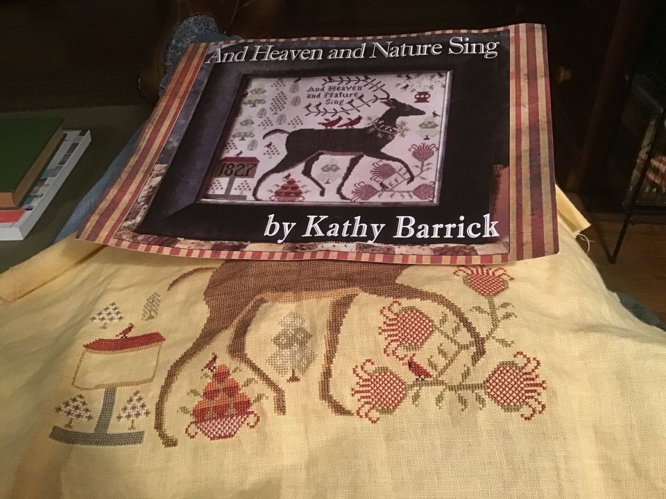 Started 1/1/21.  Hope to be finished before end of year. Kathy Barrick Designs, And Heaven And Nature Sing
