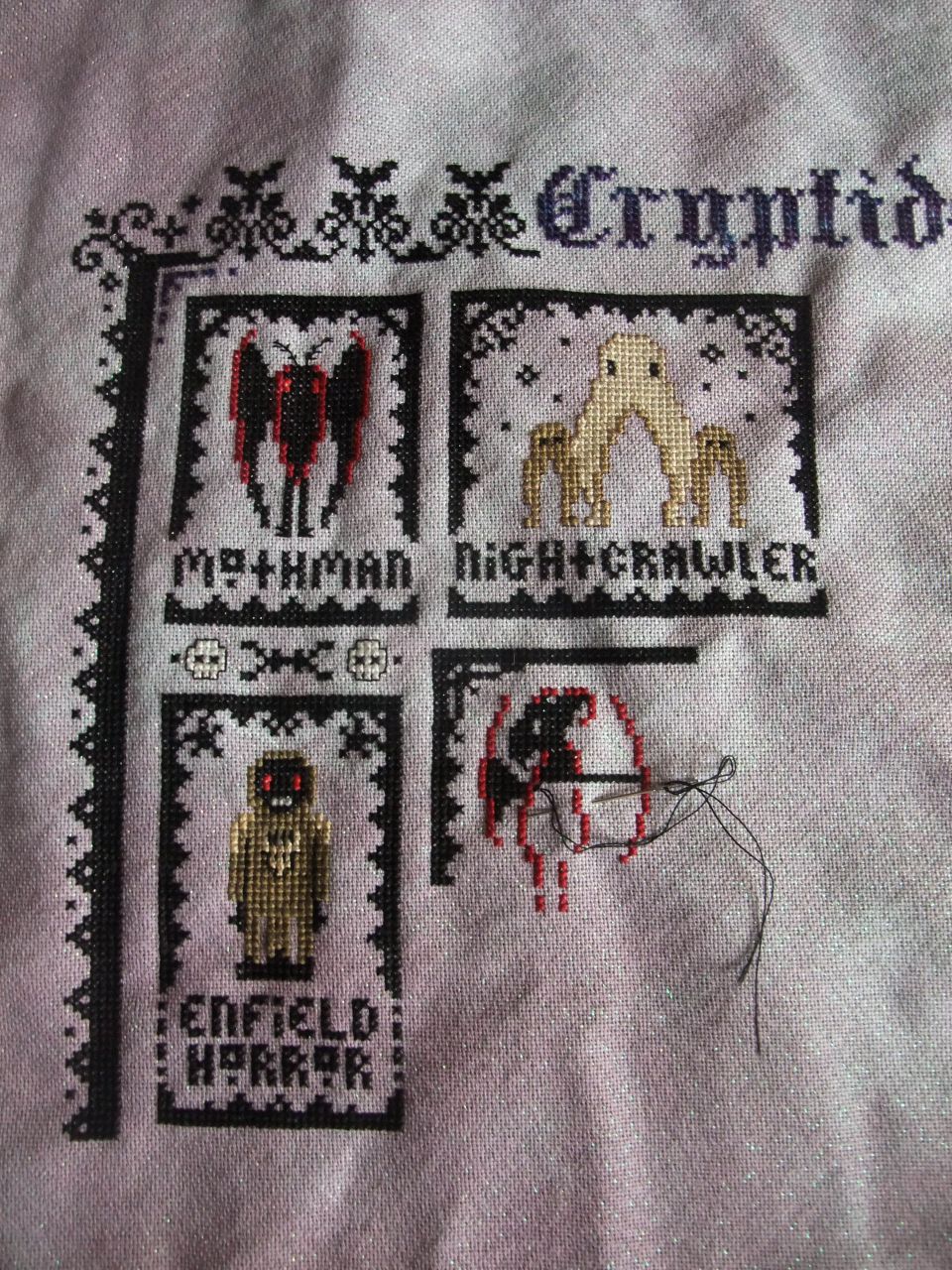 Yea! Patty - it worked!!!! This is the SAL you mentioned. I have not taken a current photo but this is the beginning. I now have 3 more creatures stitched.